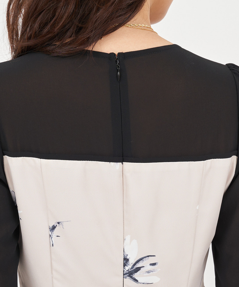 ブラウスドッキングコルセットワンピース 詳細画像 ベージュ系 5