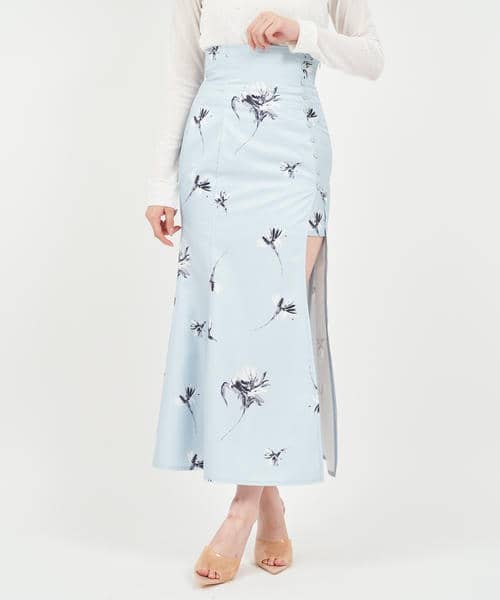 インナーミニディープスリットスカート 詳細画像