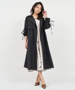 ドロストギャザートレンチコート