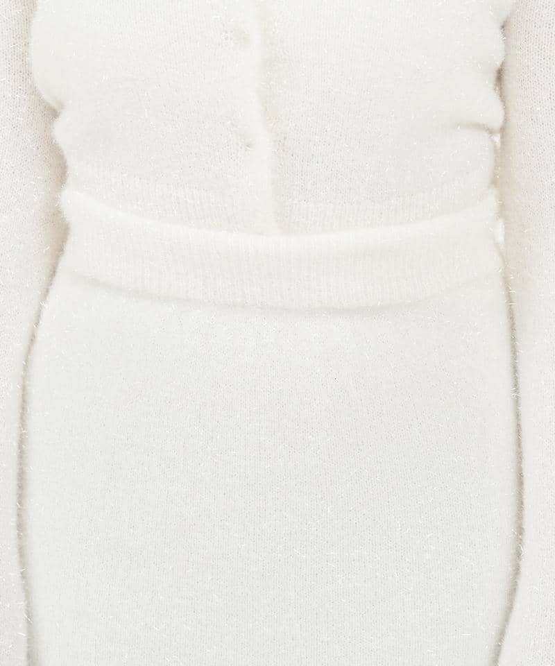 ラメフィルムニットセットアップ 詳細画像 オフホワイト 8