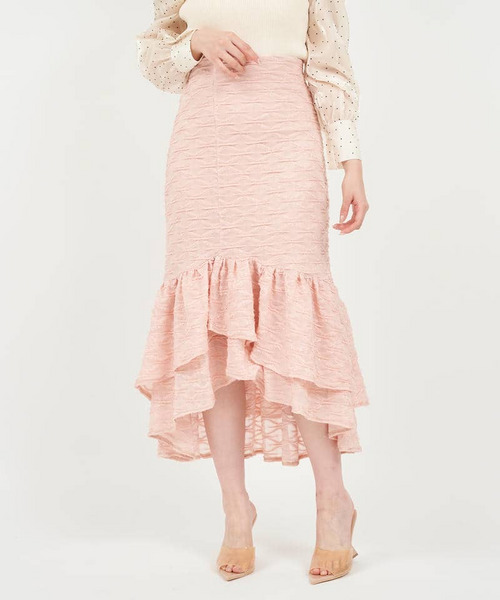 キラキラモールシアーマーメイドスカート 詳細画像