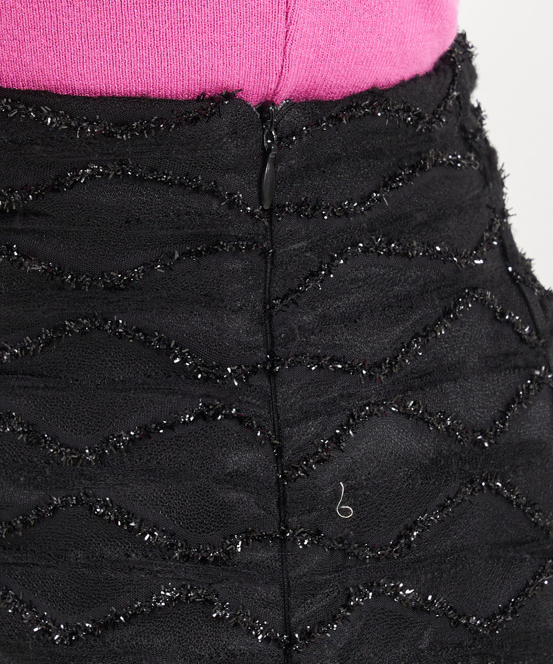 キラキラモールシアーマーメイドスカート 詳細画像 ピンク 7