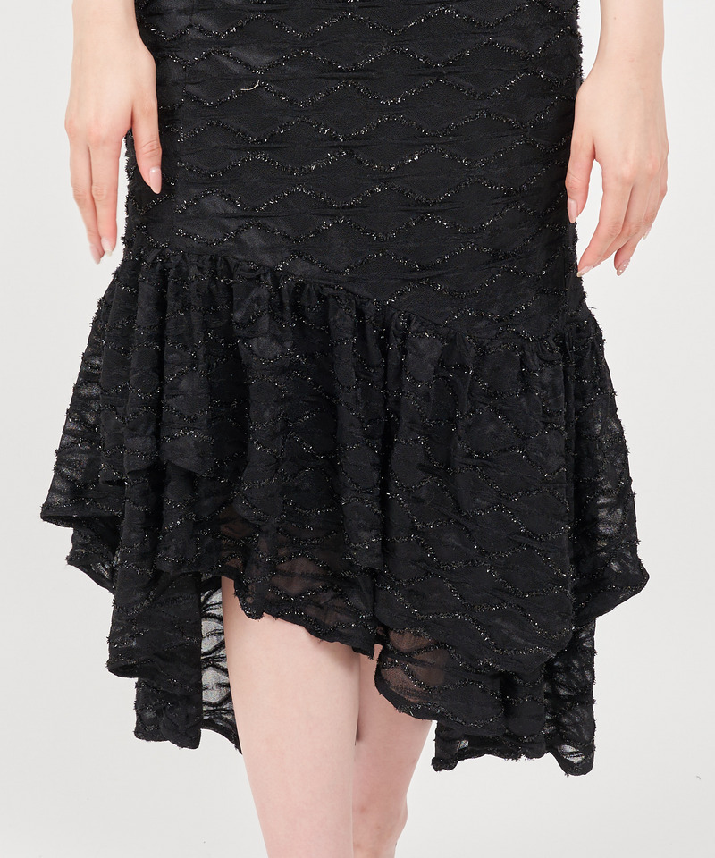 キラキラモールシアーマーメイドスカート 詳細画像 ピンク 8