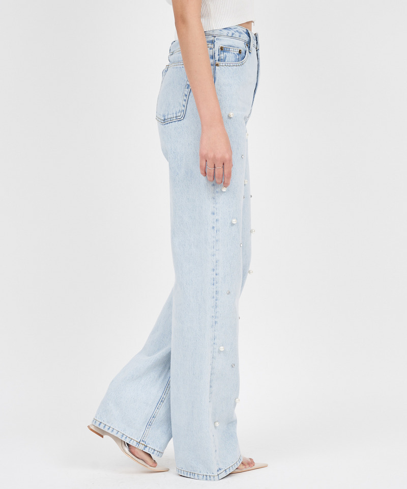 デザインデニムパンツ 詳細画像 デニムブルー 3