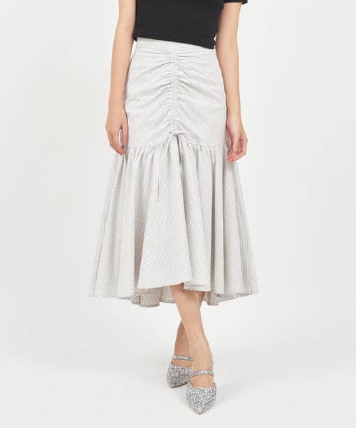 フロントギャザーボリュームスカート 詳細画像