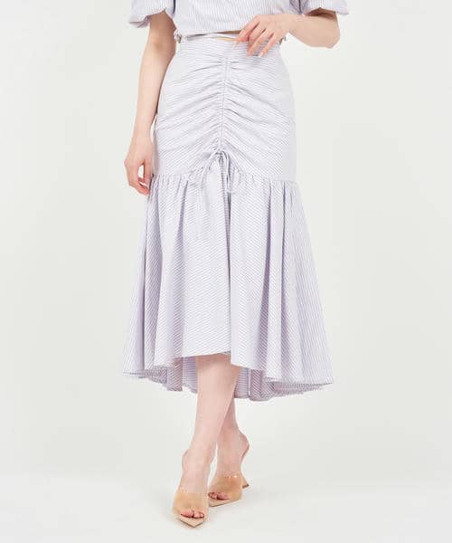 フロントギャザーボリュームスカート 詳細画像
