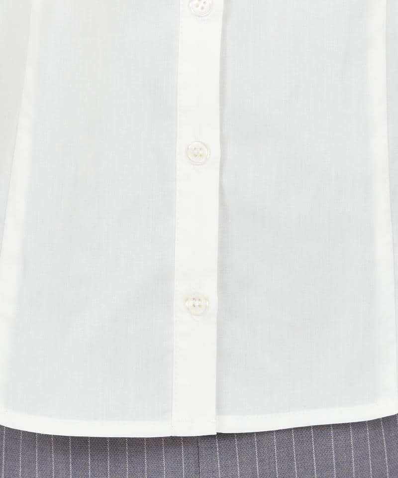 リボンタイ付タイトシャツ 詳細画像 オフホワイト 7