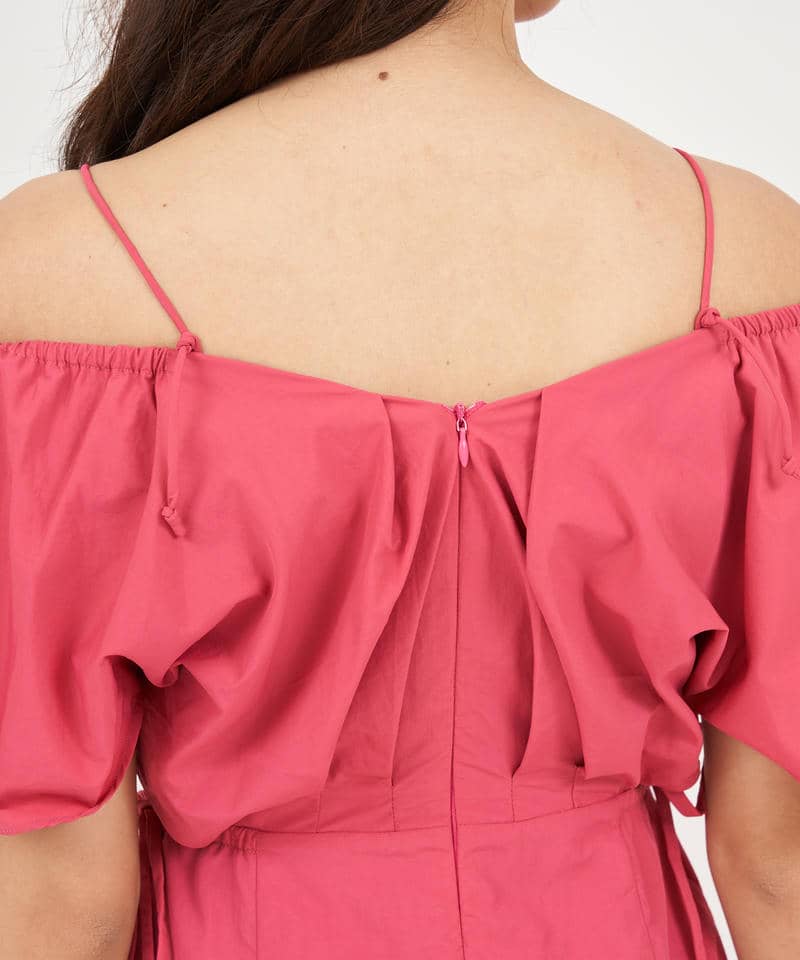 ウエストカットアウトマーメイドワンピース 詳細画像 ピンク 5