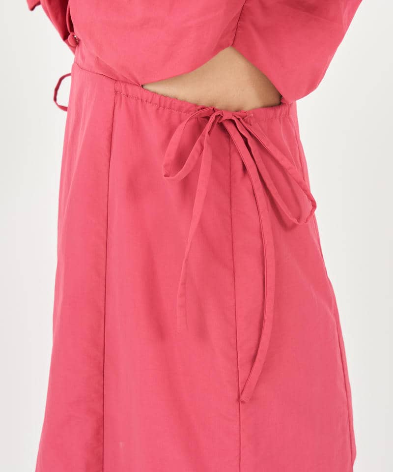 ウエストカットアウトマーメイドワンピース 詳細画像 ピンク 7