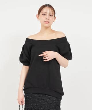 ネオプレーンオフショルトップス