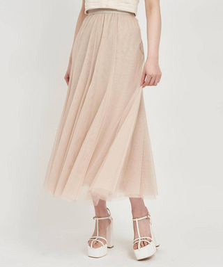 ラメチュールフレアスカート