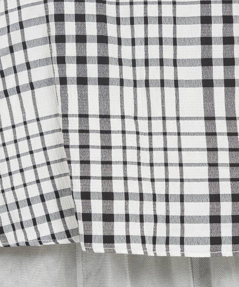 ショルダーリボンオフショルブラウス 詳細画像 チェック 6