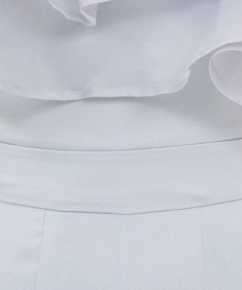 ティアードラッフルテーパードオールインワン 詳細画像 ブルー 6