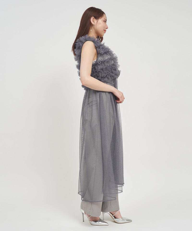 チュールジレ 詳細画像 ベージュ 2