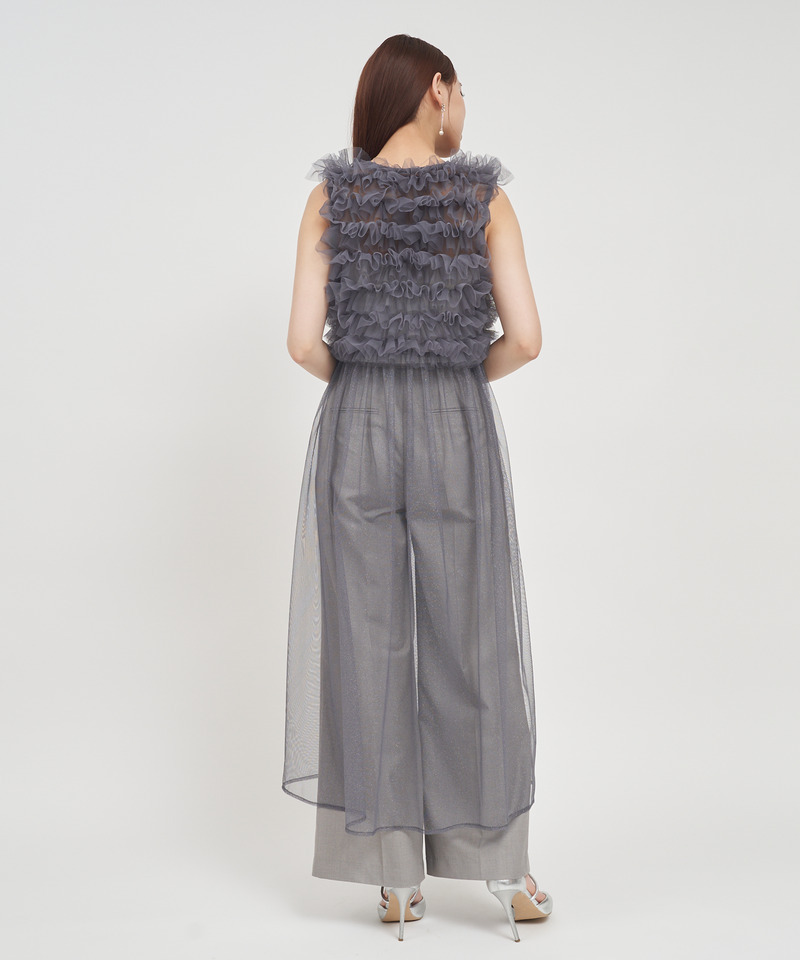 チュールジレ 詳細画像 ベージュ 3