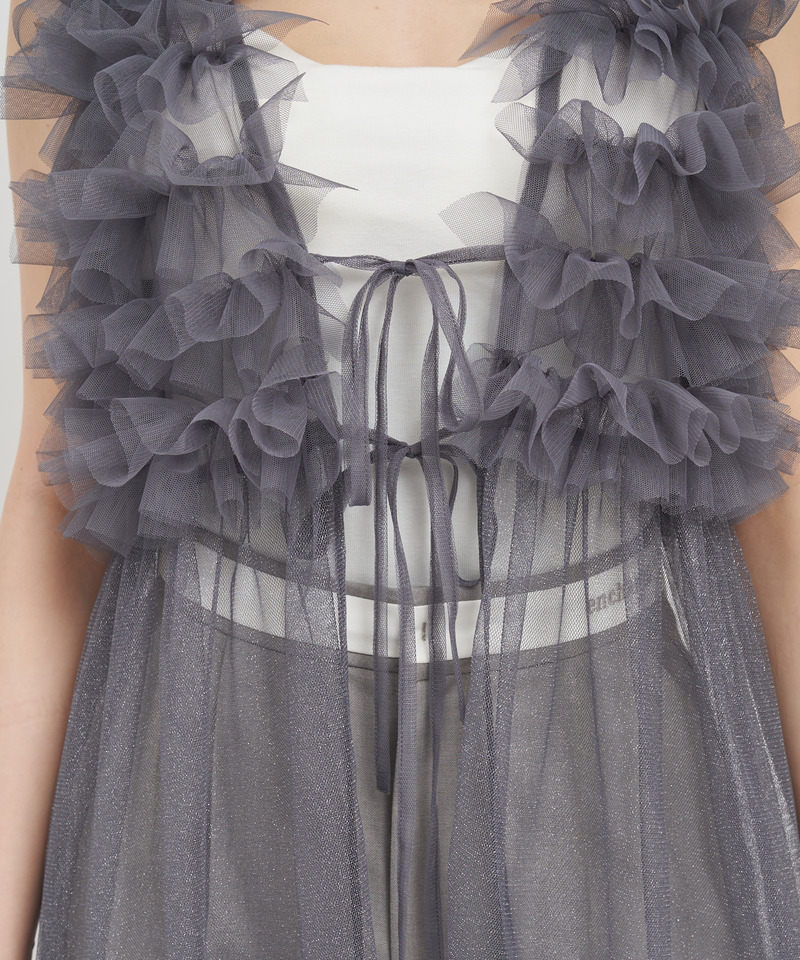 チュールジレ 詳細画像 ベージュ 5