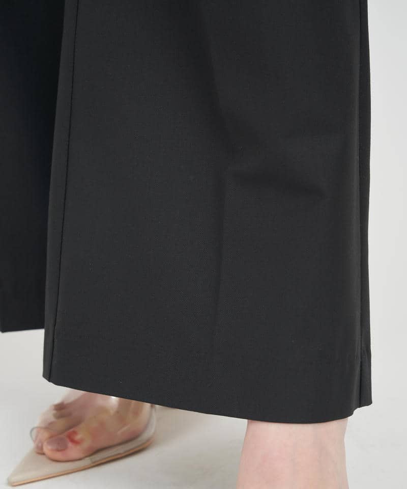 ベルトロゴタックワイドパンツ 詳細画像 ブラック 7