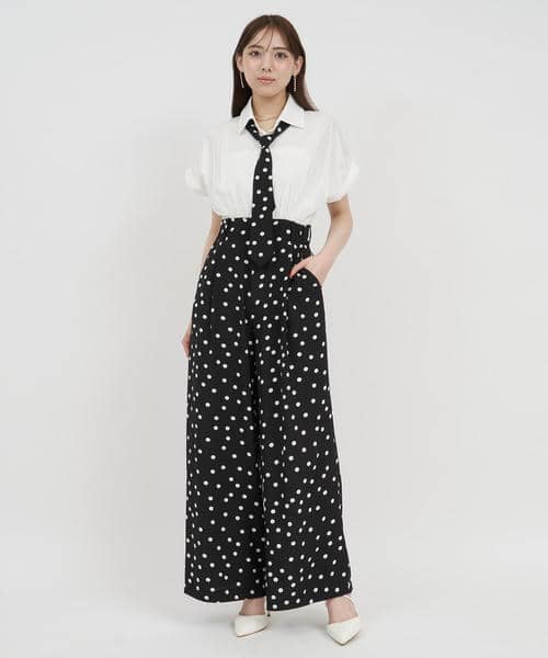 ネクタイシャツオールインワン 詳細画像