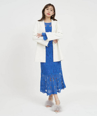 ファスナースリーブシェイプジャケット