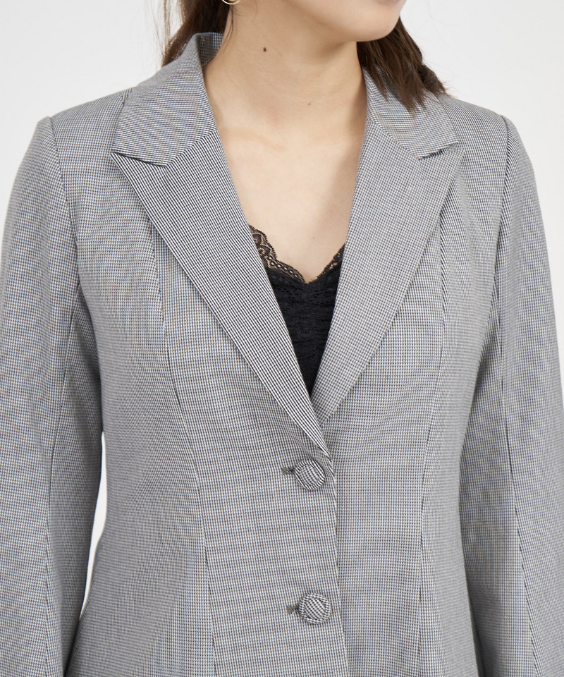 ファスナースリーブシェイプジャケット 詳細画像 オフホワイト 4