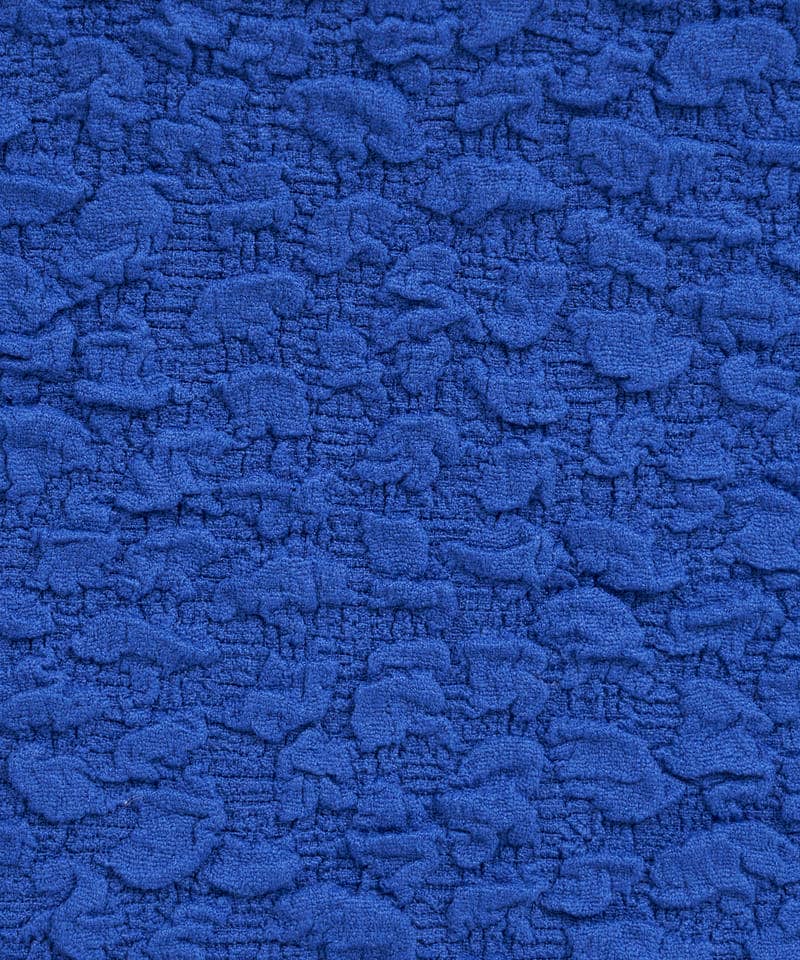 カラーカットジャガードロングタイトスカート 詳細画像 ブルー 7