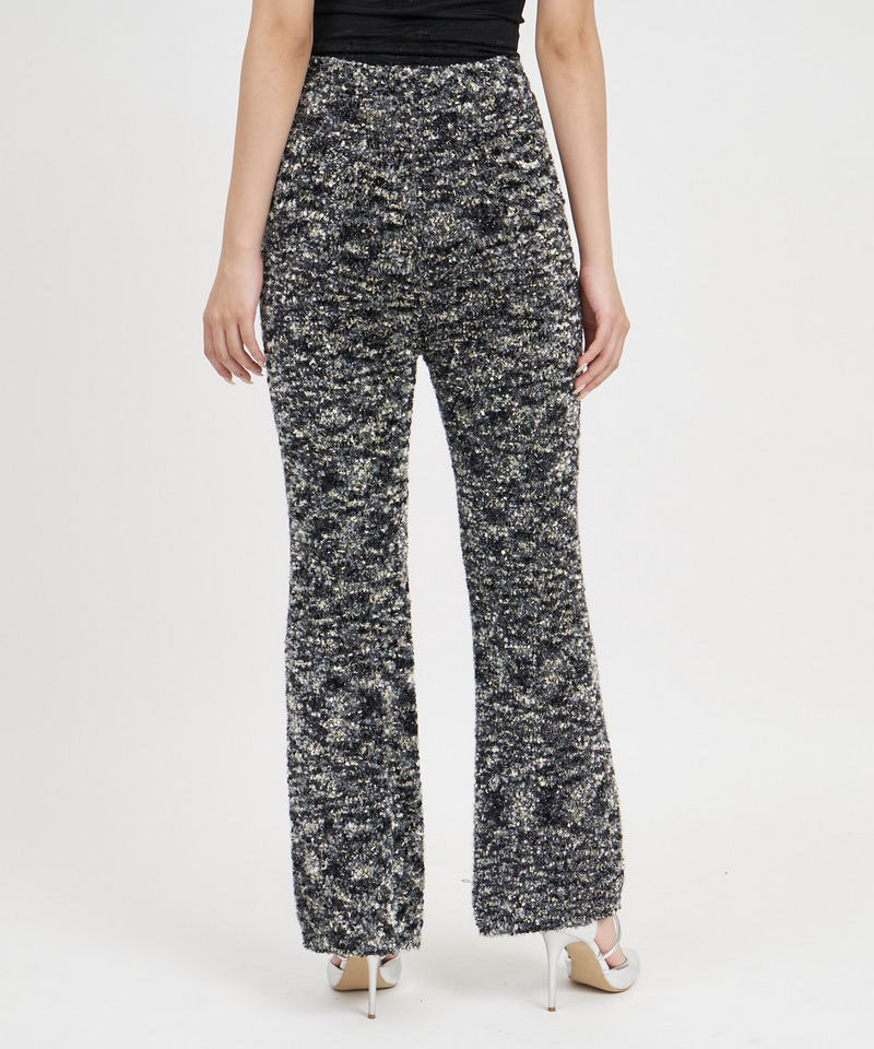 ニットツイードパンツ 詳細画像 ブラック 3