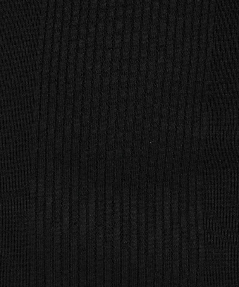 アームウォーマー付配色ケープタイトミニワンピース 詳細画像 ブラック 8