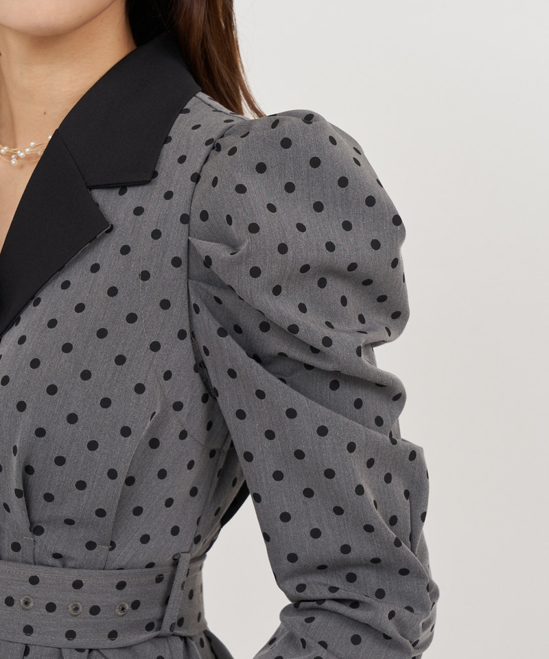 2wayスリーブジャケットミニワンピース 詳細画像 オフホワイト 5