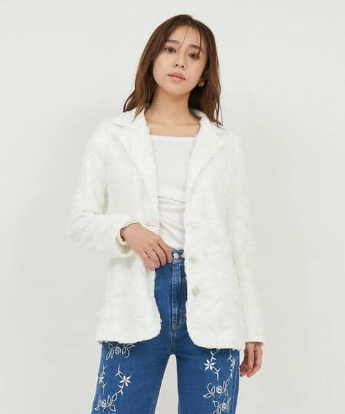 3Dレーステーラードジャケット 詳細画像