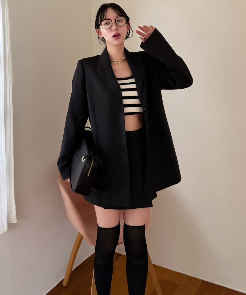 BOXY2wayジャケット 詳細画像 ブラック 5