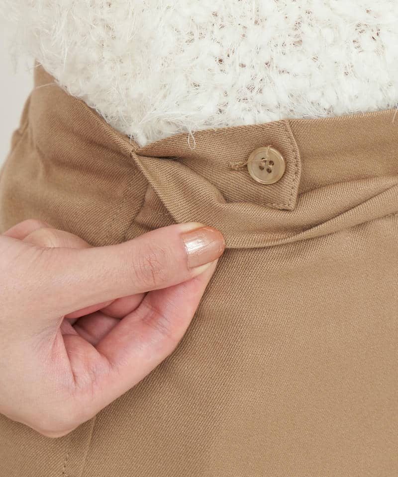 ラッププリーツミニスカート 詳細画像 キャメル 6