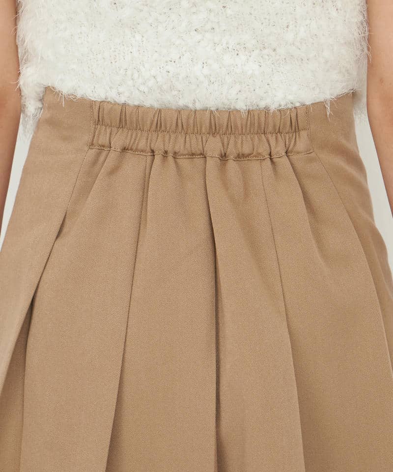 ラッププリーツミニスカート 詳細画像 キャメル 7