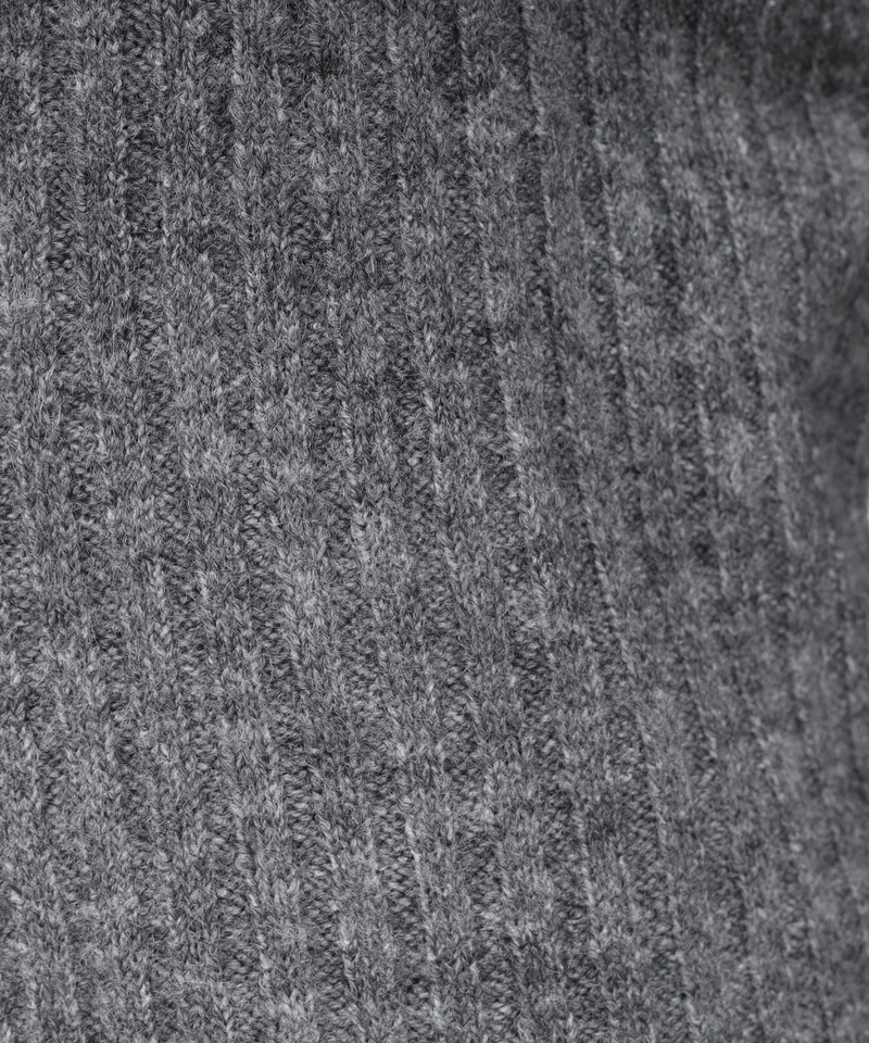 ストール付ボタンスリットニットトップス 詳細画像 グレー 7