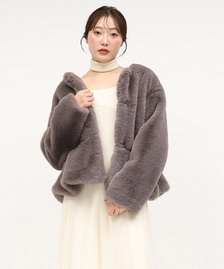 ペプラムファージャケット