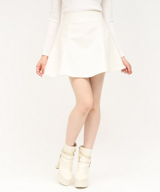 ツイードフレアミニスカート