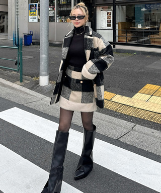 ヘムファータイトミニスカート