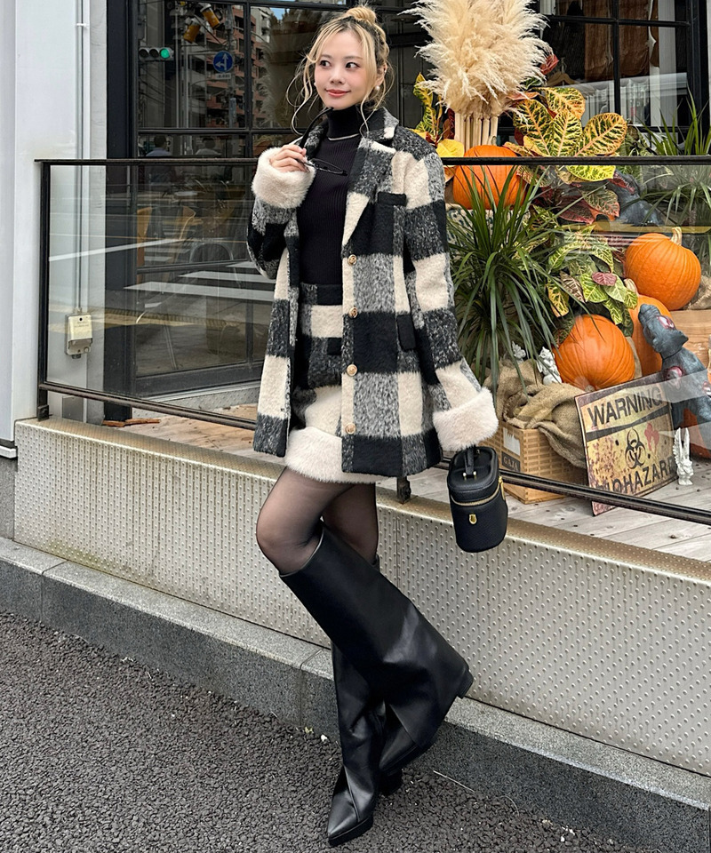 ヘムファータイトミニスカート 詳細画像 チェック 14