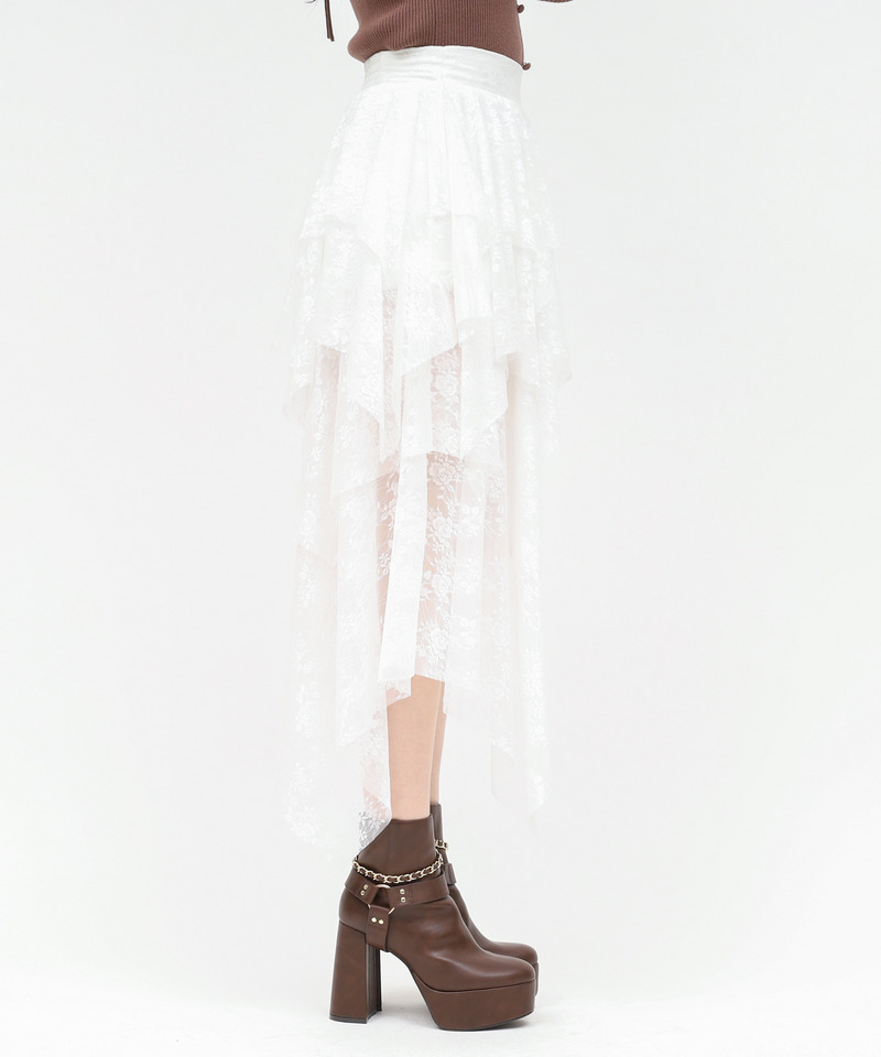イレヘムレーススカート 詳細画像 オフホワイト 3