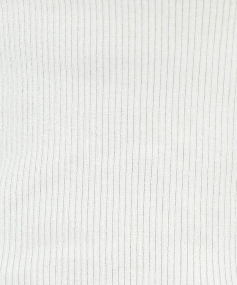 レース切替リブニットトップス 詳細画像 オフホワイト 8