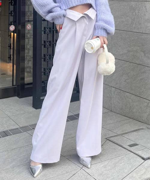 2wayタックパンツ 詳細画像