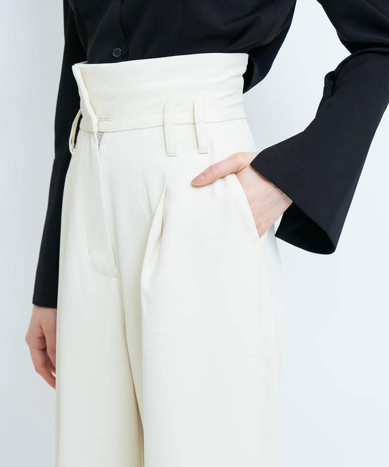 2wayタックパンツ 詳細画像 ベージュ 6