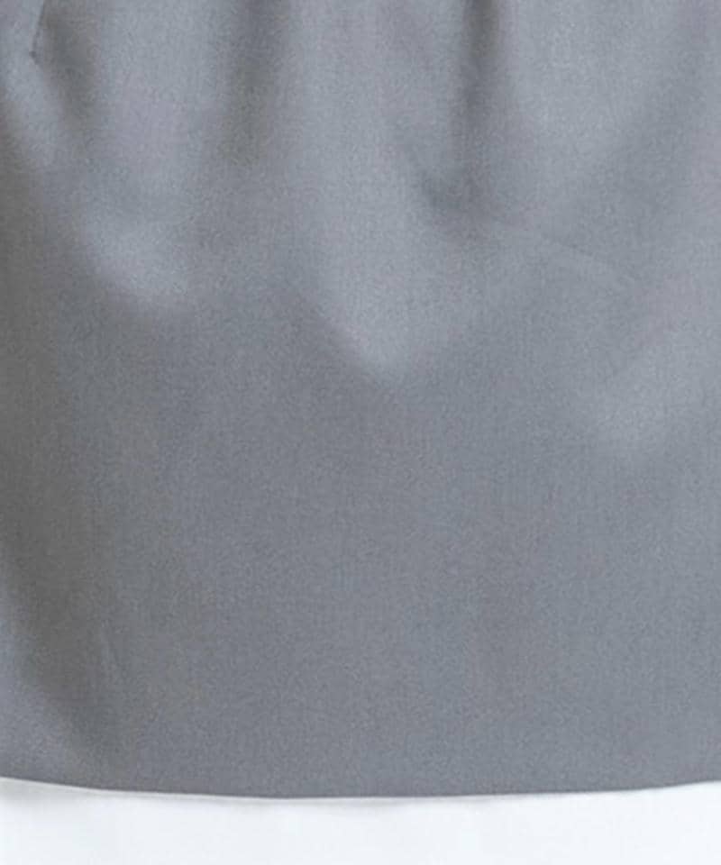 レイヤード風ミニスカート 詳細画像 グレー 6