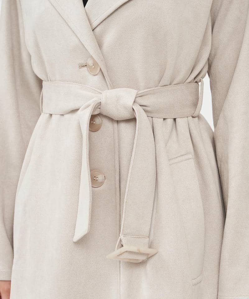フェイクスウェードコート 詳細画像 ベージュ 7