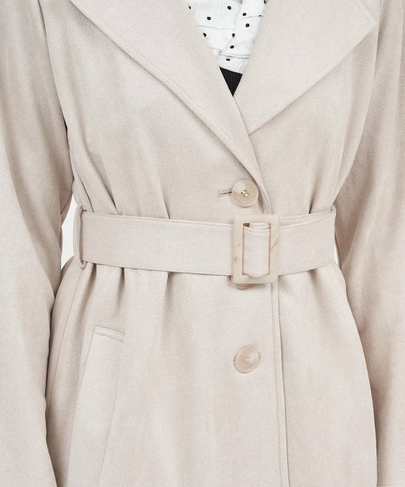 フェイクスウェードコート 詳細画像 ベージュ 8