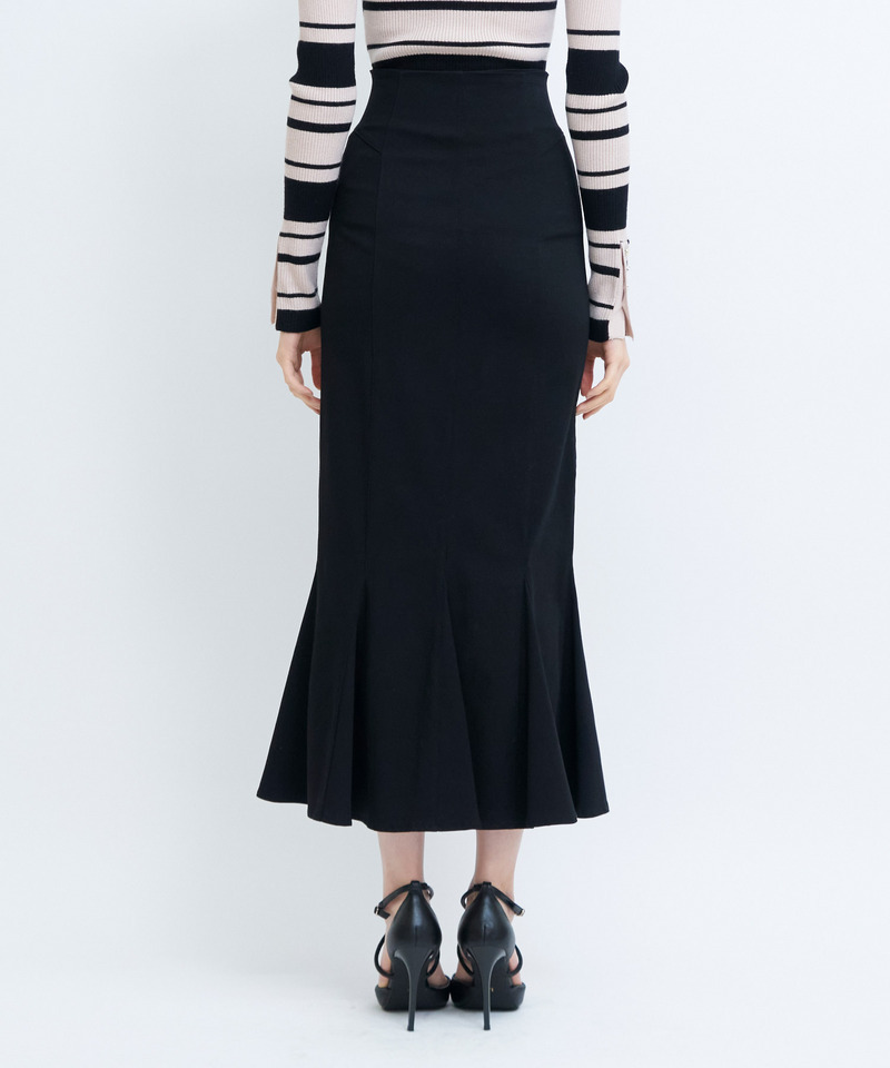 ガムストレッチマーメイドスカート&rsquo;24ｓ 詳細画像 ベージュ 4