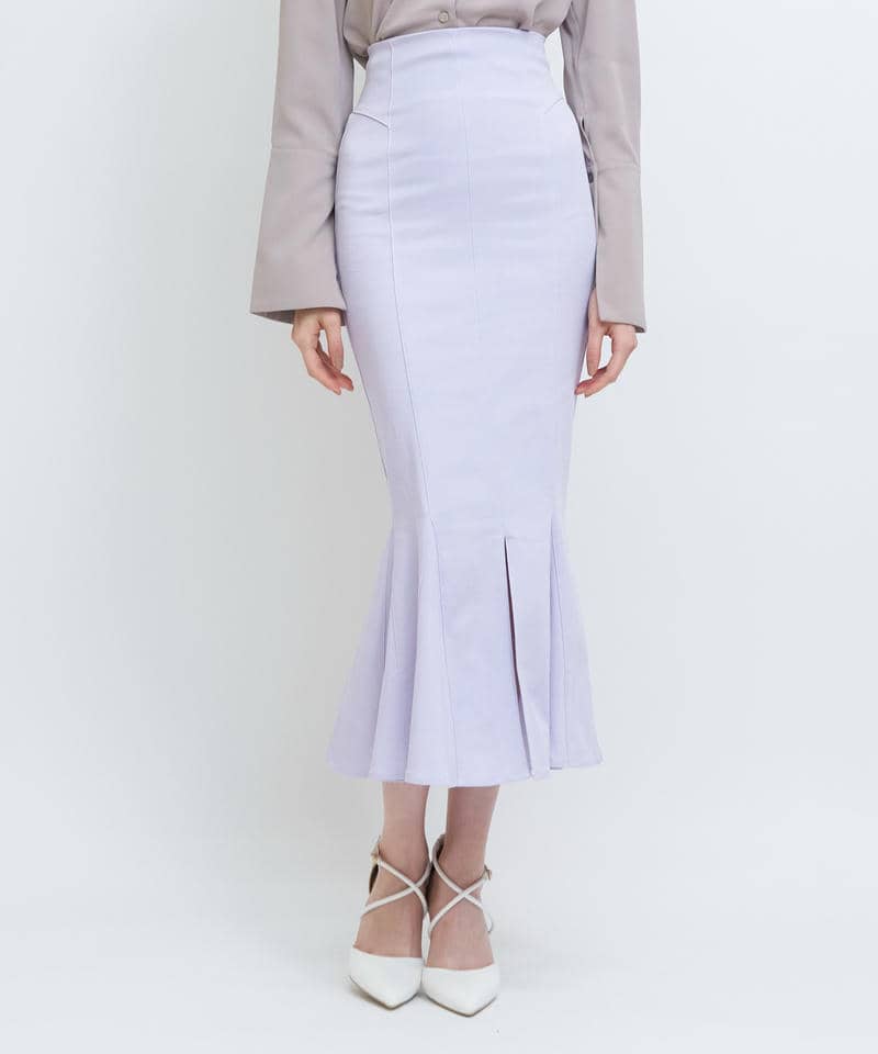 ガムストレッチマーメイドスカート&rsquo;24ｓ 詳細画像 パープル 1