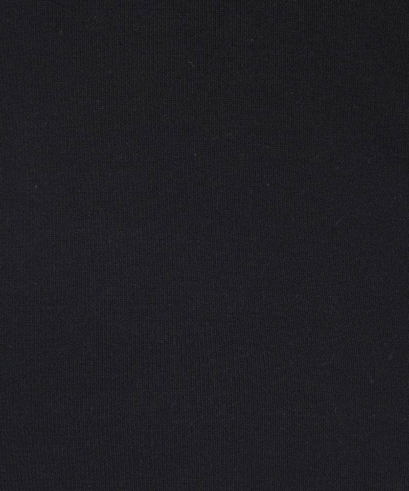 デザインスリーブパールチェーンニットトップス 詳細画像 ブラック 7