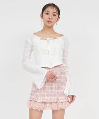 チェーンストラップキャミボレロアンサンブル