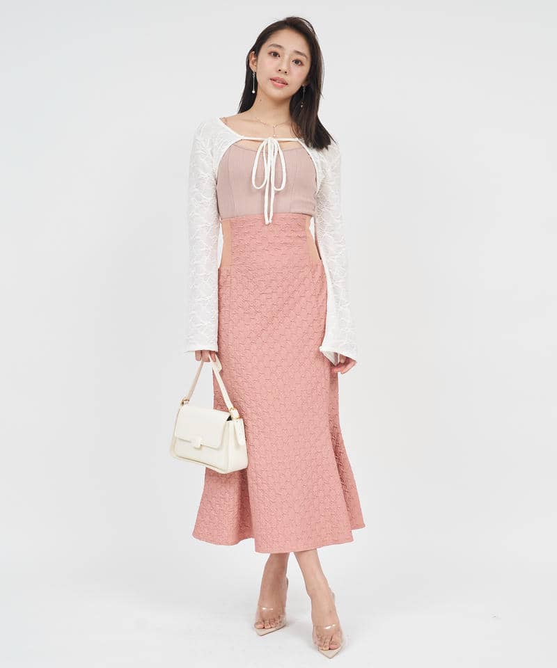 チェーンストラップキャミボレロアンサンブル 詳細画像 配色 9