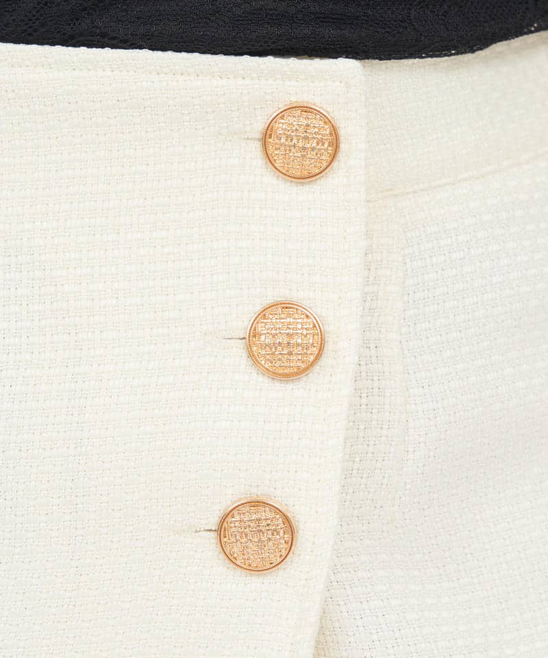 ラップデザインミニスカパン 詳細画像 オフホワイト 6